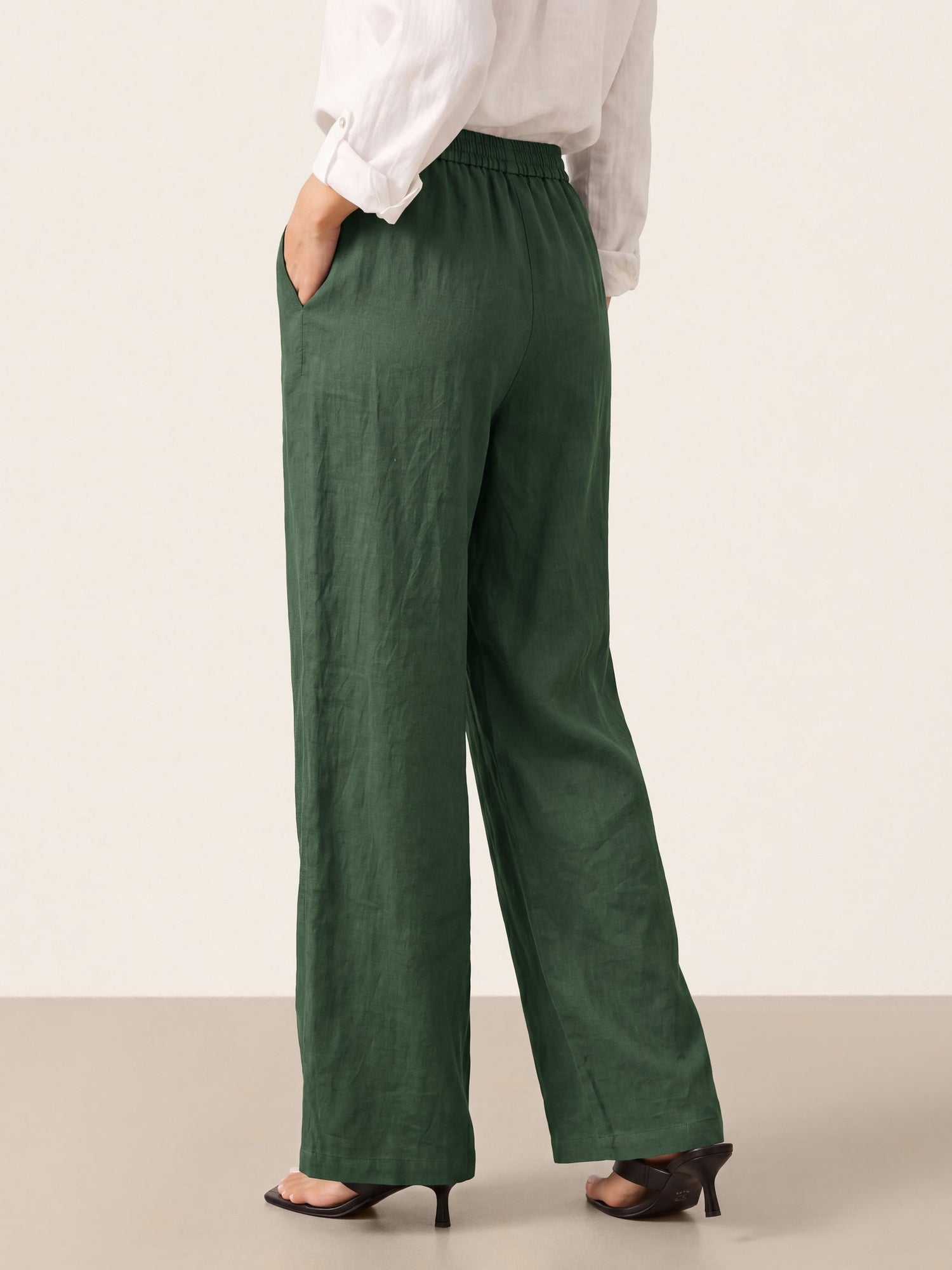 100% Linen Classic Pants LYON by LINTICO