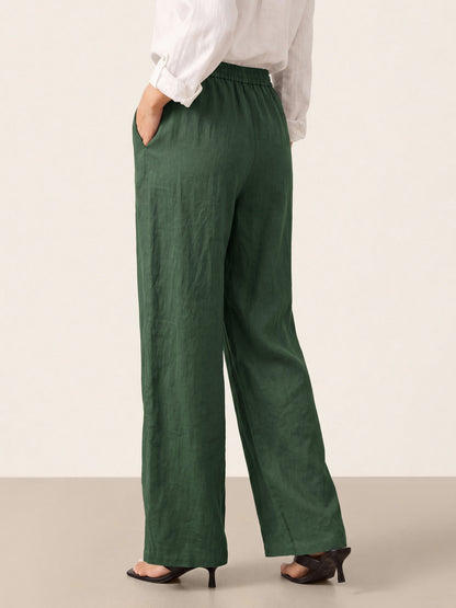 100% Linen Classic Pants LYON by LINTICO