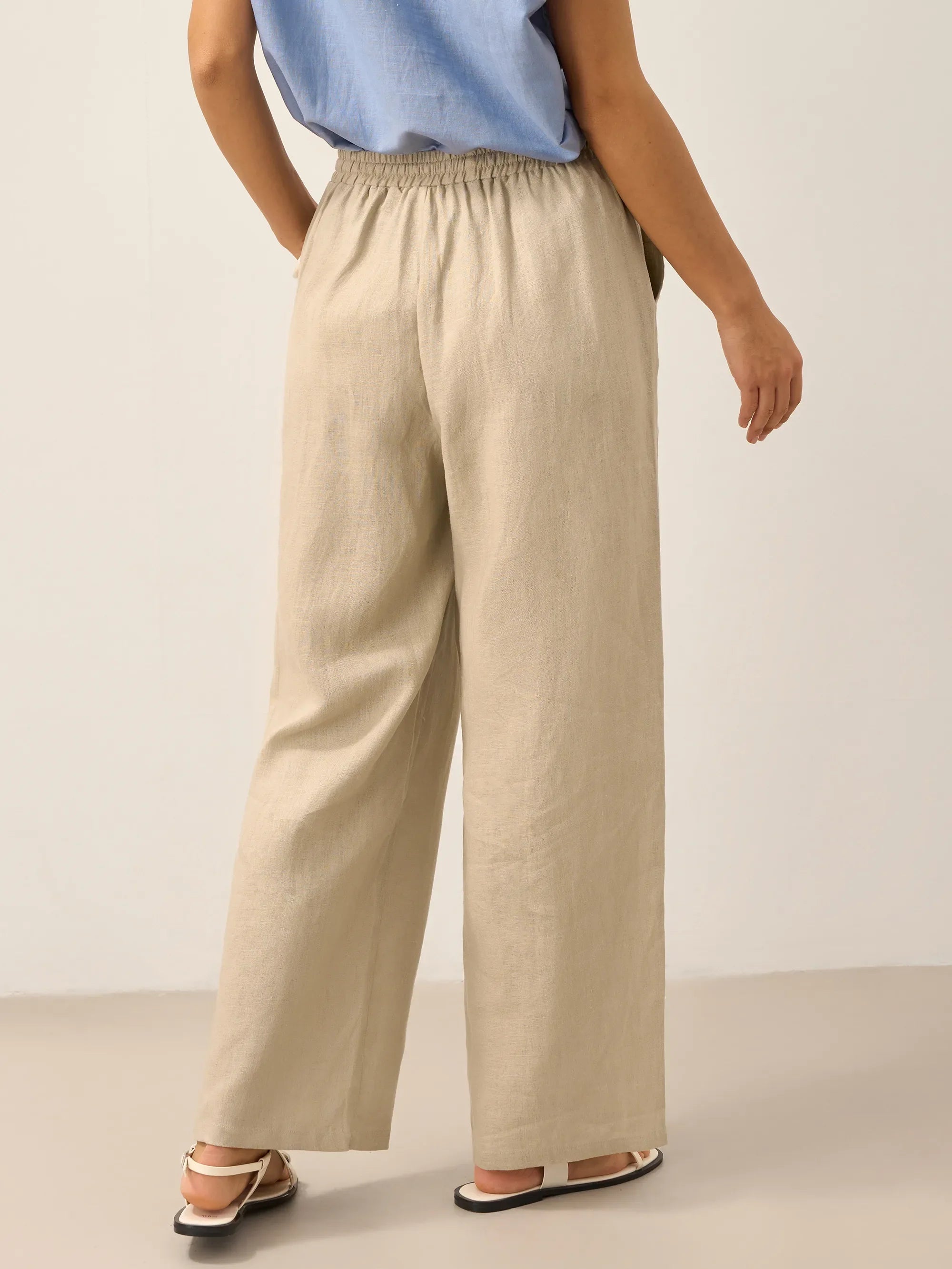 100% Linen Classic Pants LYON by LINTICO