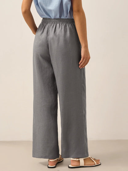 100% Linen Classic Pants LYON  DestGlow