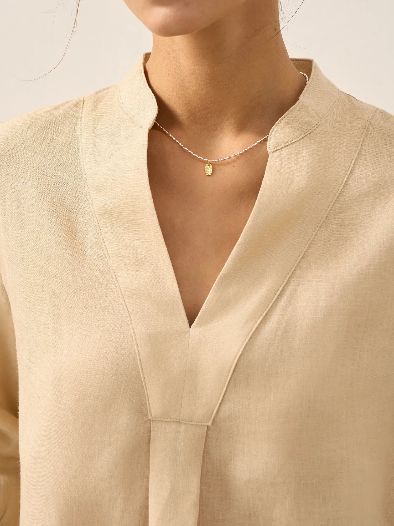 100% Linen Dress Shirt JOANNA 