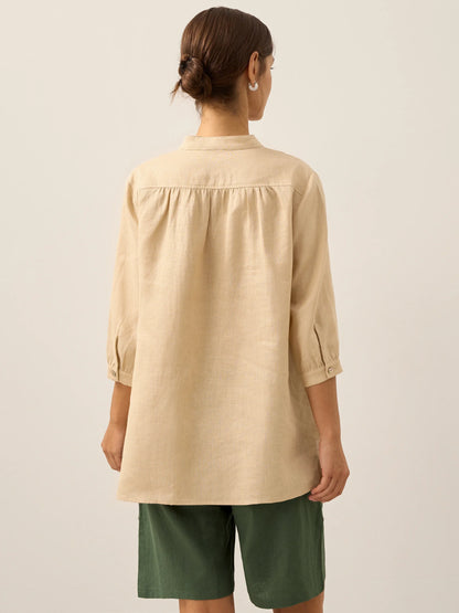 100% Linen Dress Shirt JOANNA by LINTICO