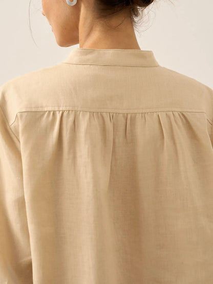 100% Linen Dress Shirt JOANNA 