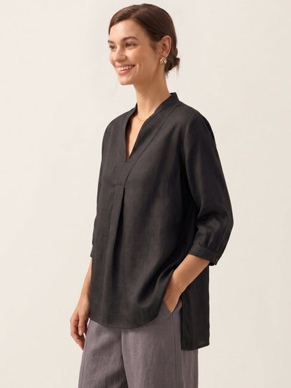 100% Linen Dress Shirt JOANNA  DestGlow