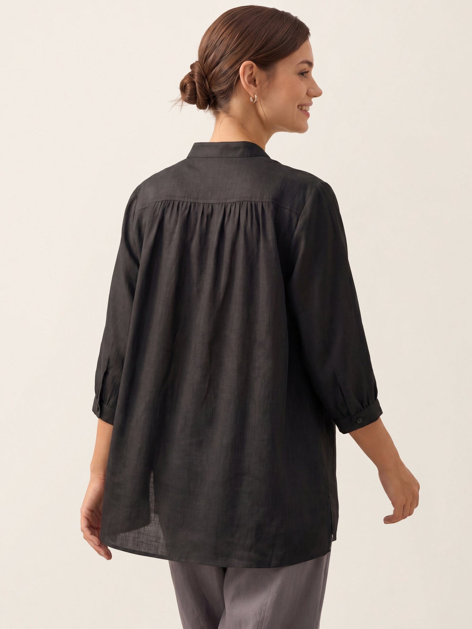 100% Linen Dress Shirt JOANNA  DestGlow