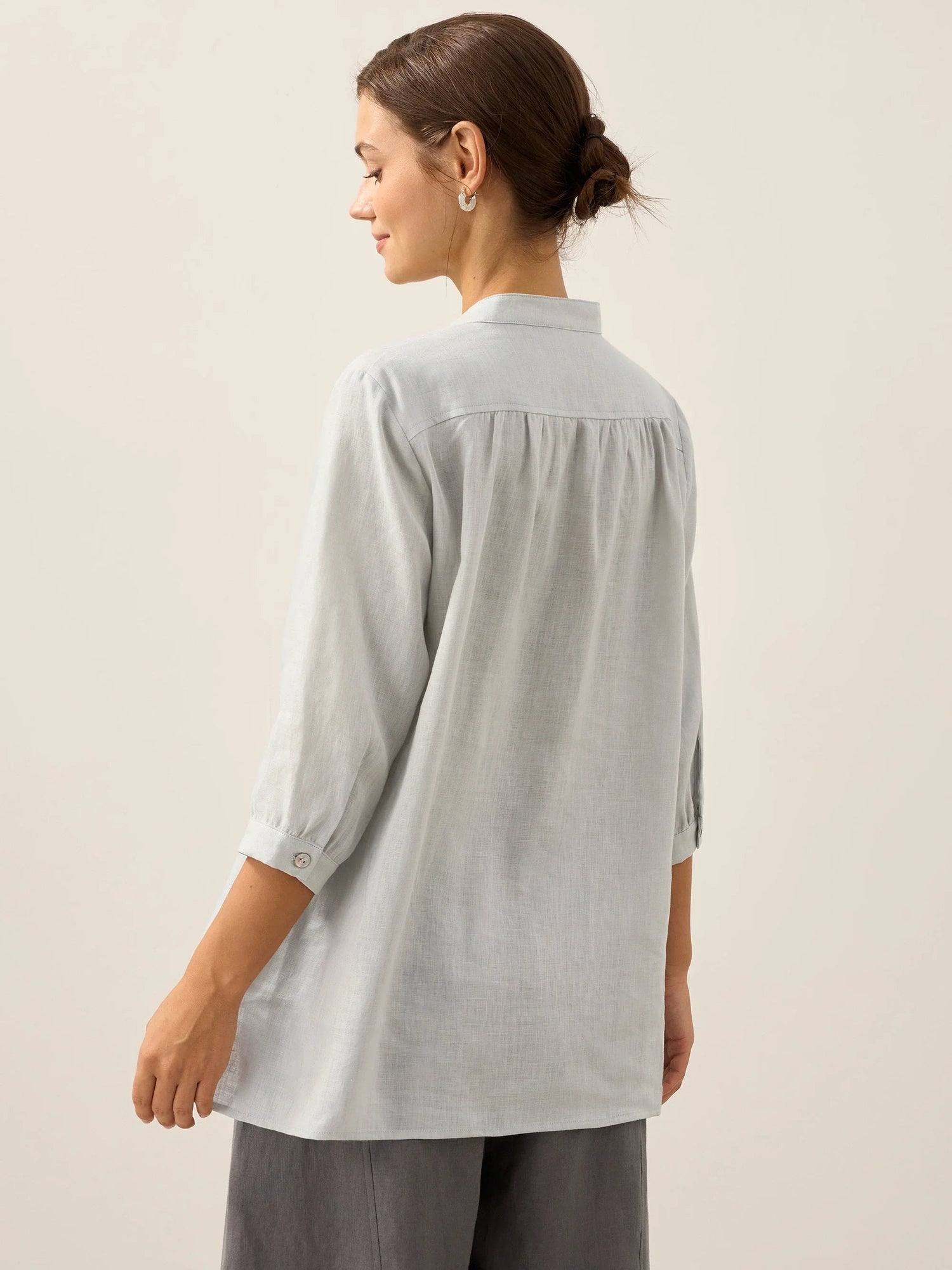 100% Linen Dress Shirt JOANNA  DestGlow