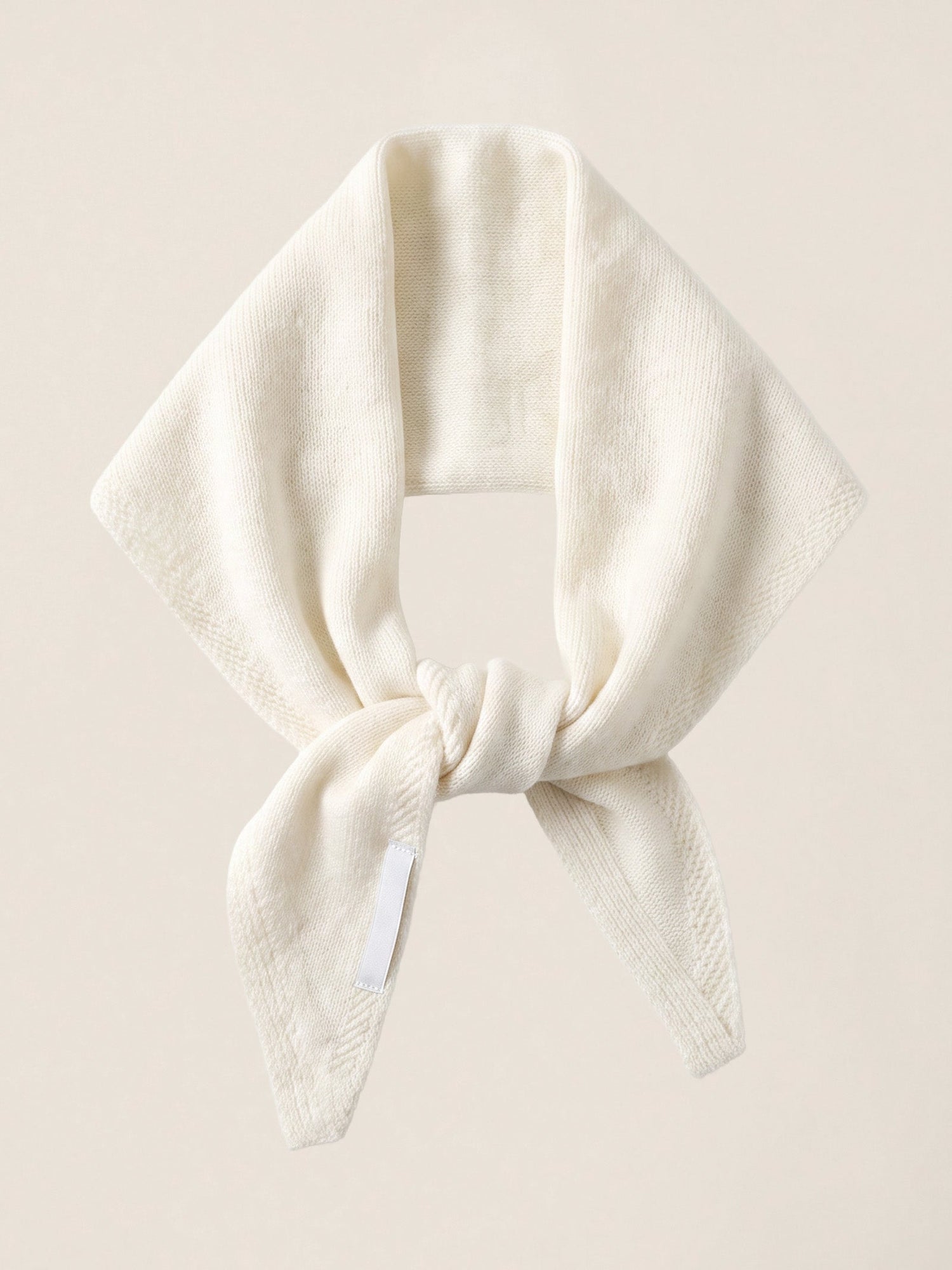 100% Merino Wool Knitted Triangle Scarf  DestGlow