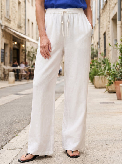 100% Linen Classic Pants LYON by LINTICO