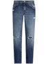 Dolce & Gabbana Men Classic Cotton Jeans With Tag With Abrasions by Luosophy