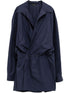 Balenciaga Women Elasticated Waistband Cotton Shirt Mini Dress by Luosophy