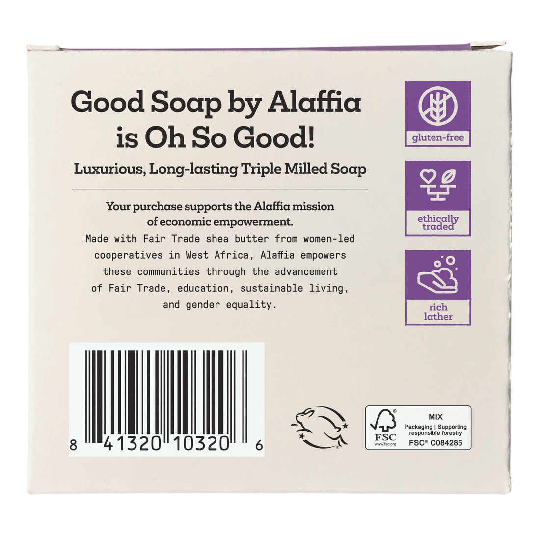 Good Soap Bar Soap Multipack Lavender by Alaffia