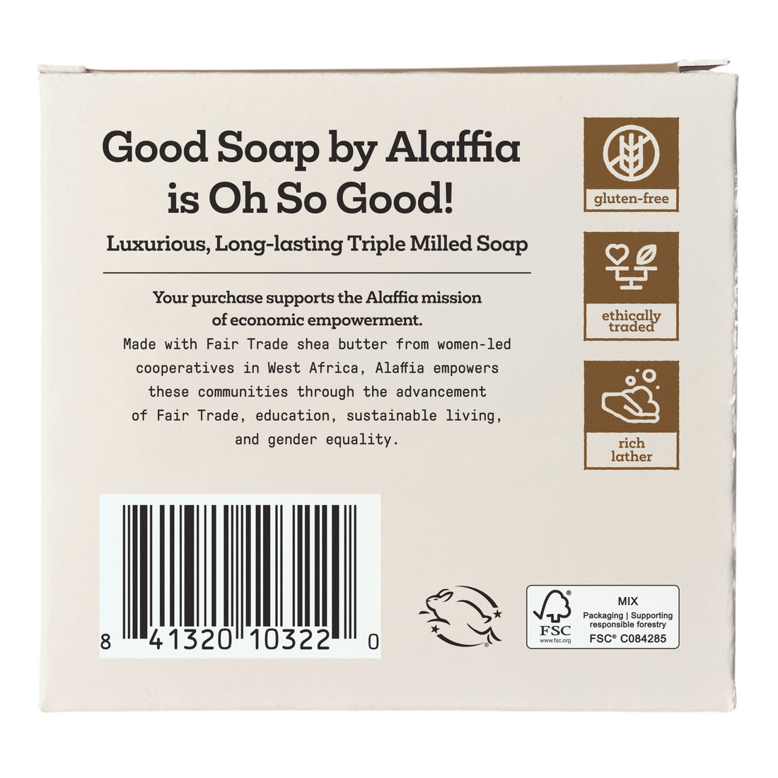Good Soap Bar Soap Multipack Coconut by Alaffia