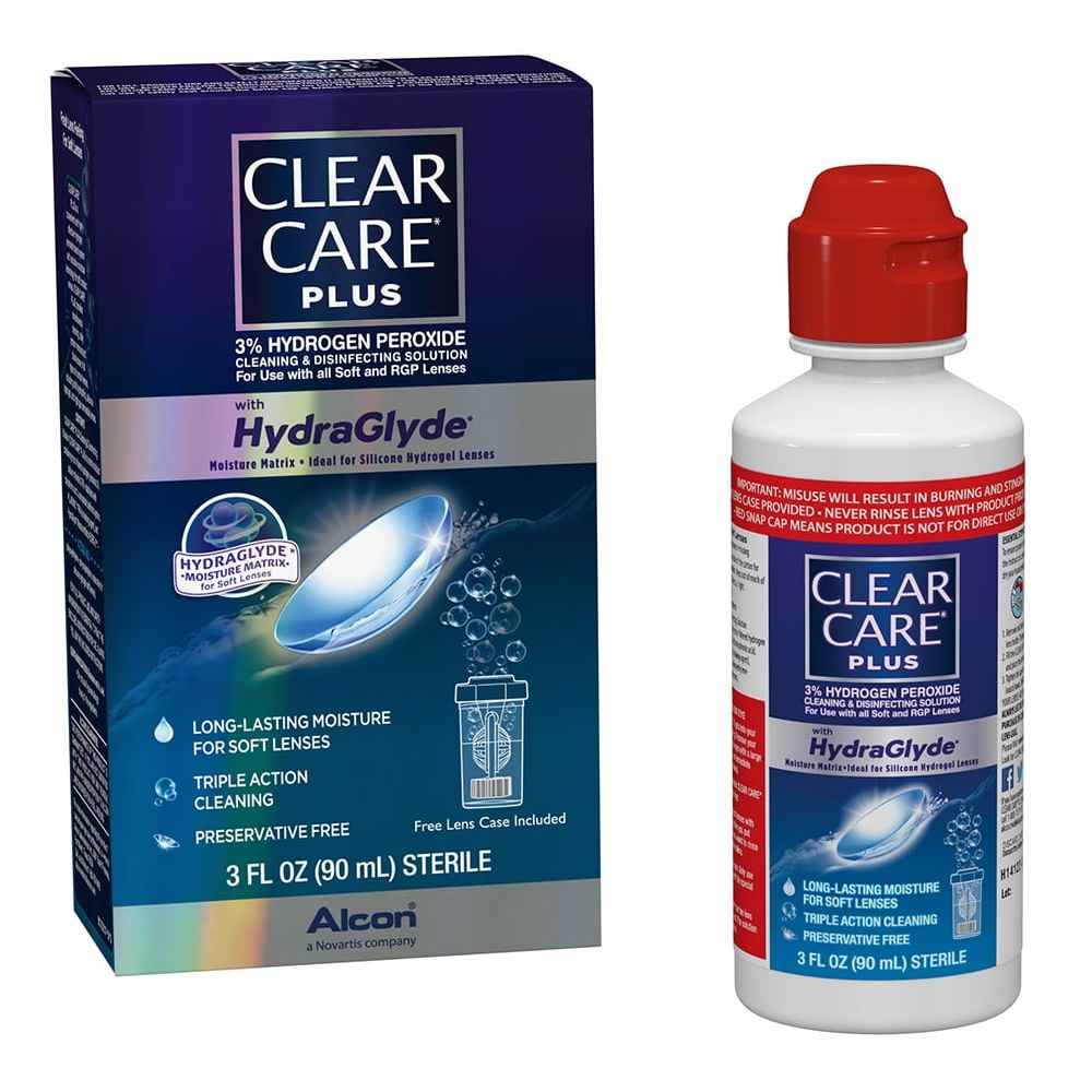 Clear Care® Plus with HydraGlyde® Cleaning &amp; Disinfecting Solution (3 fl oz)