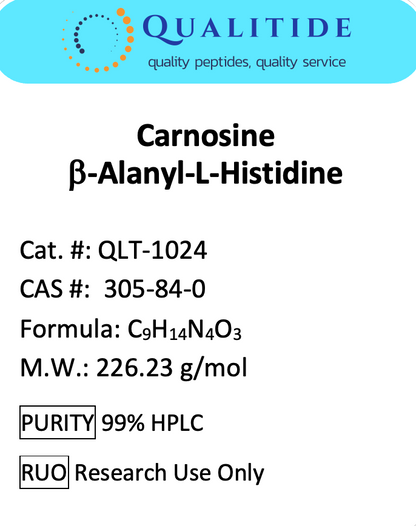 Carnosine (β-alanyl-L-histidine)