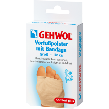 Gehwol Metatarsal cushion with bandage Large left - 16 Oz by Pasteur Pharmacy