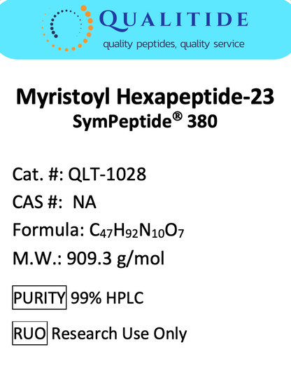 Myristoyl Hexapeptide-23, Anti-Acne &amp; Antimicrobial Peptide