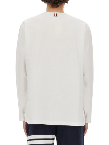 Thom Browne Men T-Shirt With Logo by Luosophy