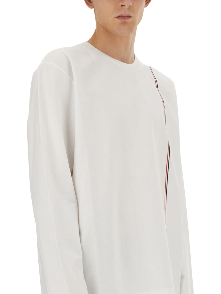 Thom Browne Men T-Shirt With Logo by Luosophy