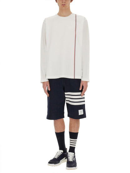 Thom Browne Men T-Shirt With Logo by Luosophy