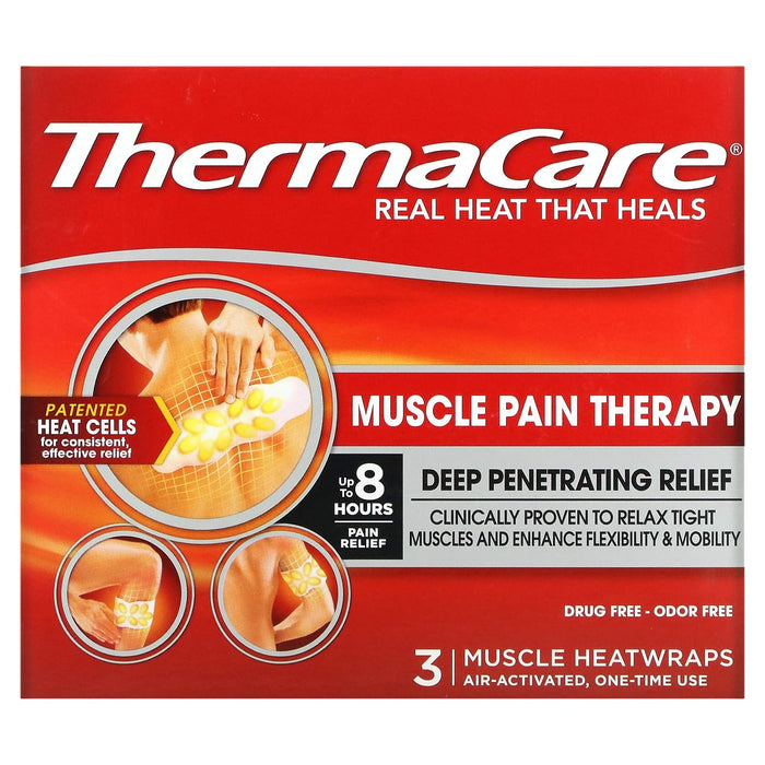 ThermaCare Heatwraps, Muscle Pain Therapy by Pasteur Pharmacy
