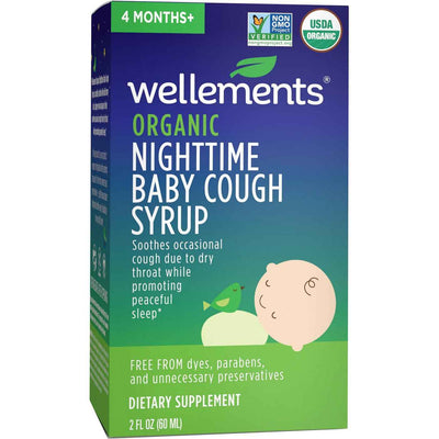 Wellements® Organic Baby Cough & Mucus Syrup – Nighttime