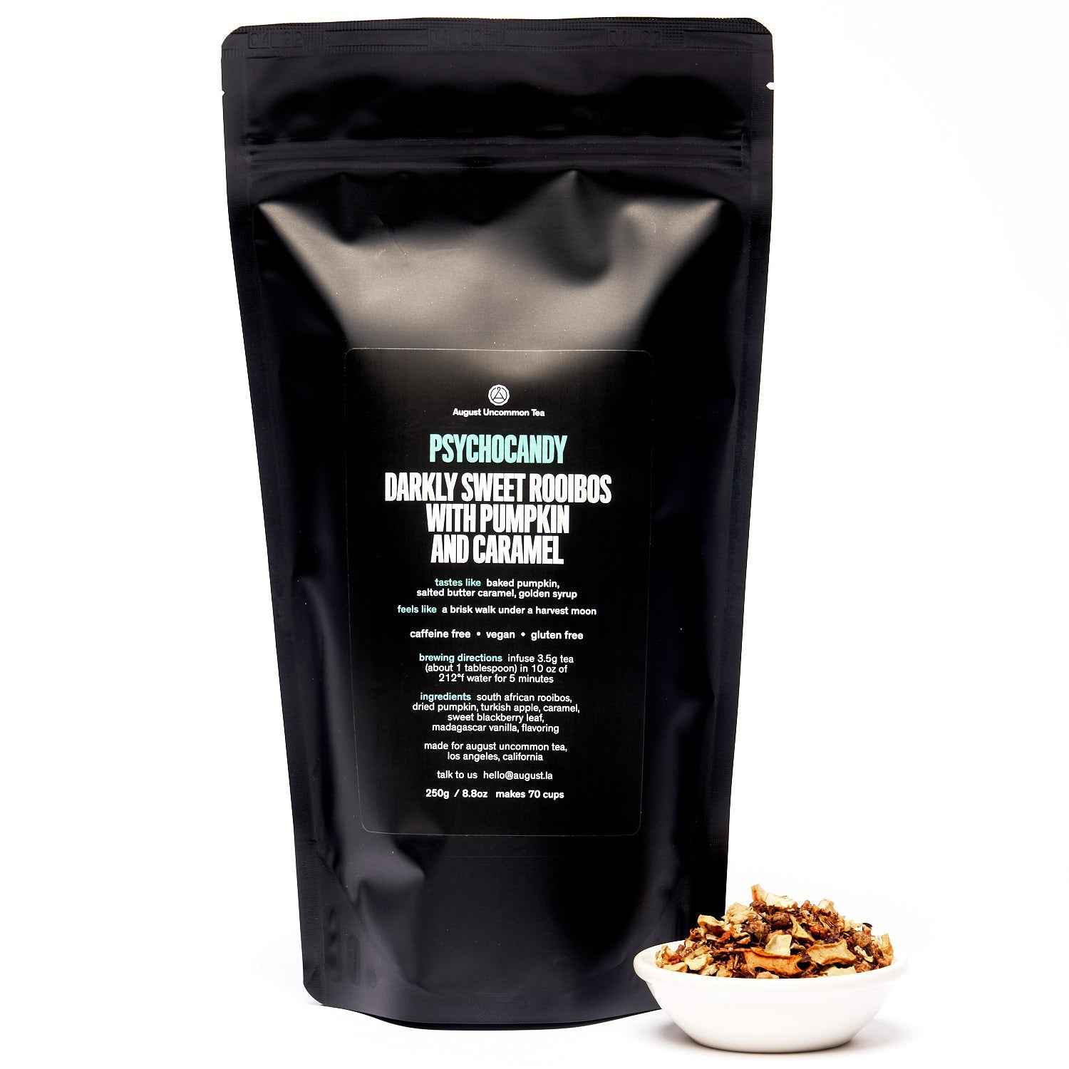 Psychocandy - Roasted Pumpkin Caramel Rooibos Tea (Caffeine Free)