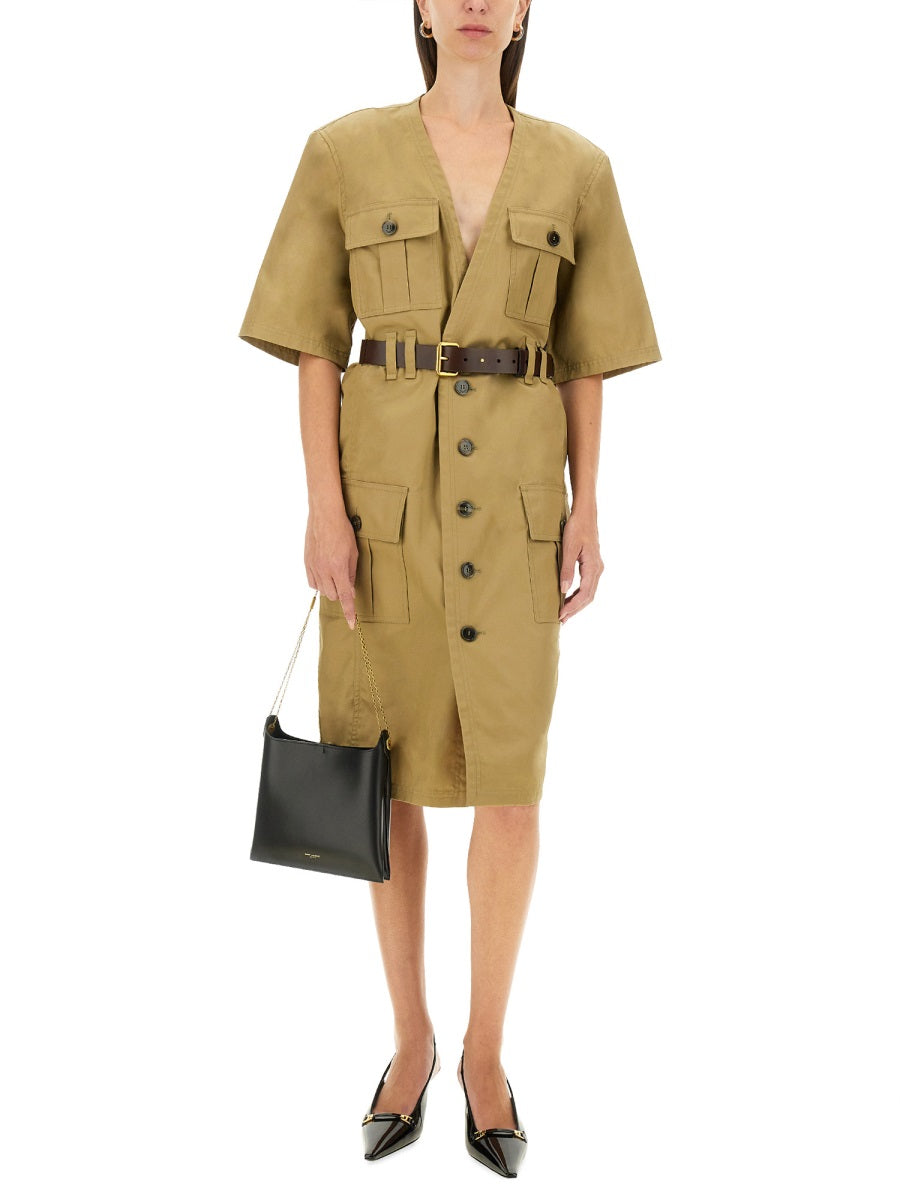 Saint Laurent Women "Saharienne" Dress by Luosophy