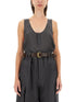 Saint Laurent Women Tank Top "Henley" by Luosophy