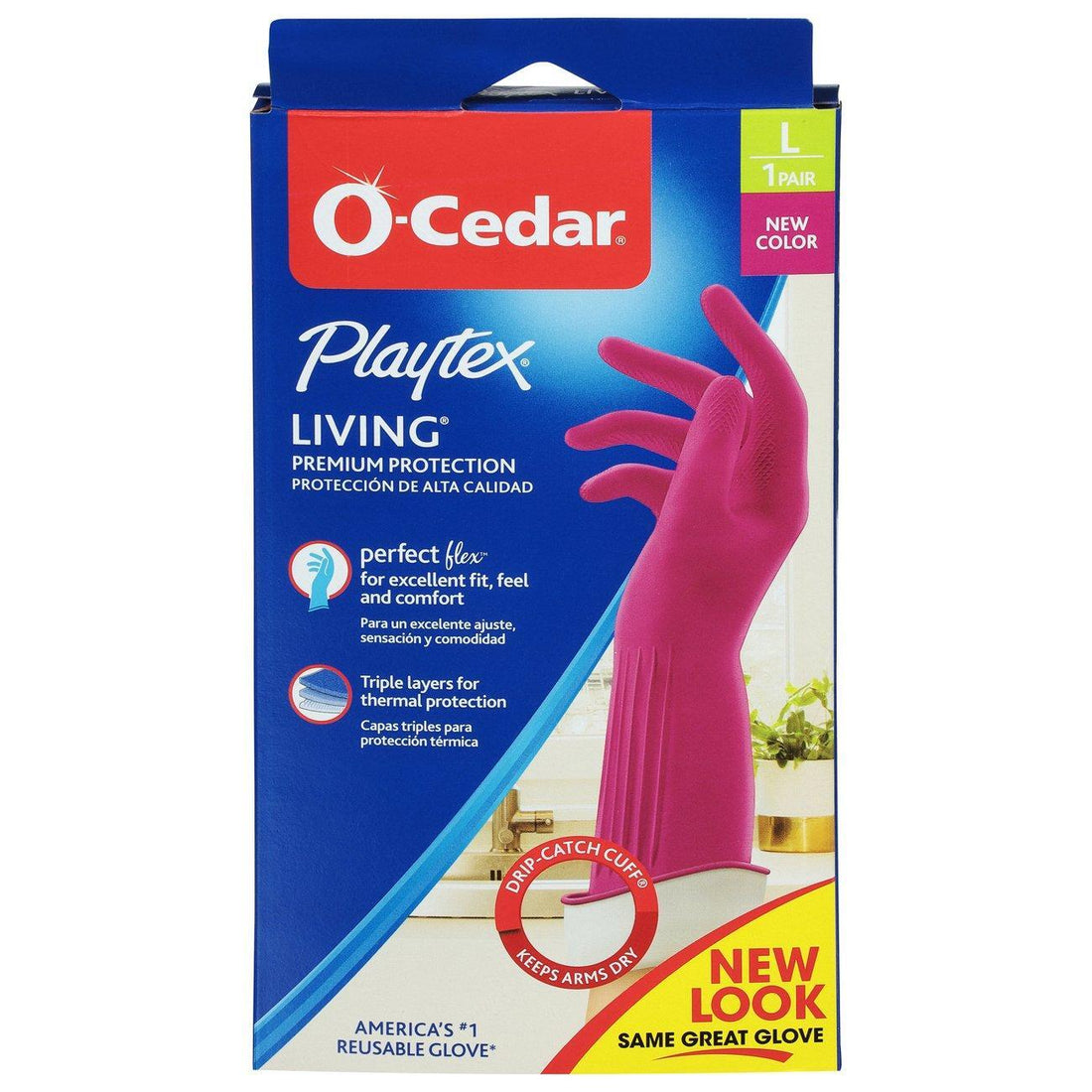 O-Cedar Playtex Living Gloves Large by Pasteur Pharmacy
