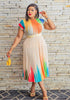 Women Clothing Loose Dress Casual Dress Long Slightly by Ragazza