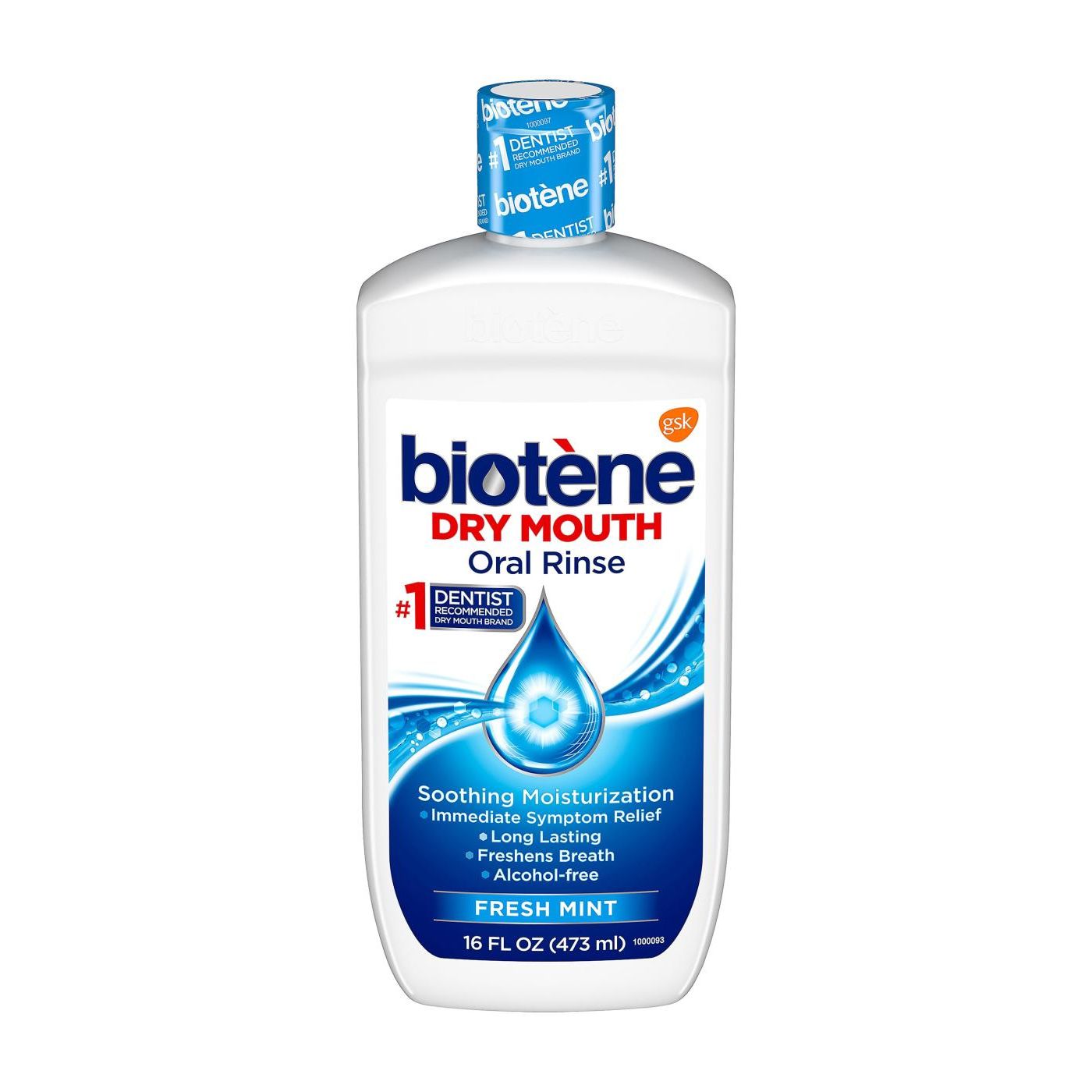 Biotene Oral Rinse Mouthwash For Dry Mouth, Fresh Mint - 16 Fl Oz by Pasteur Pharmacy