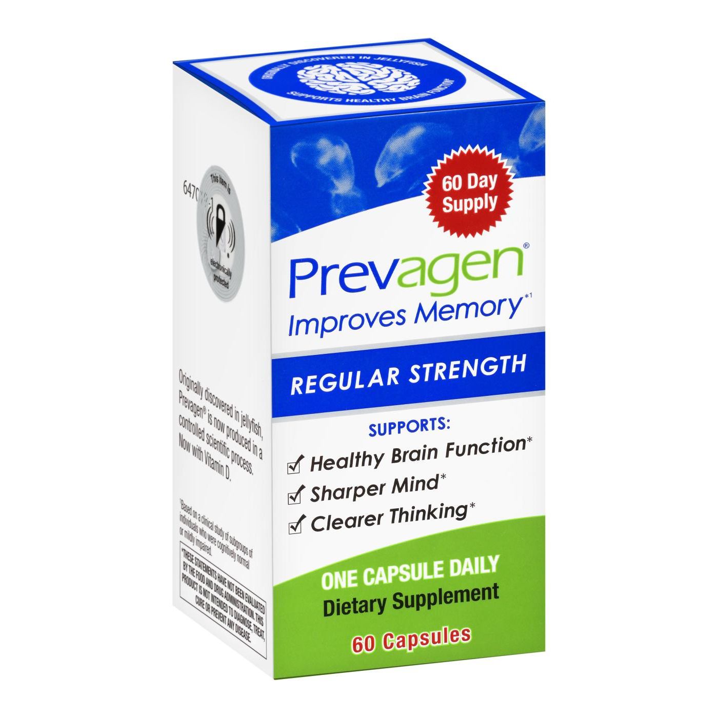 Prevagen® Regular Strength – Memory Improvement Supplement (30 Capsules) by Pasteur Pharmacy