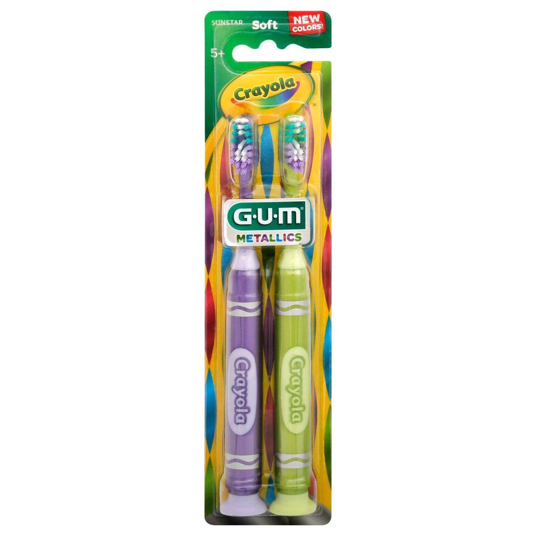 GUM Crayola Toothbrushes, Soft, Metallics by Pasteur Pharmacy