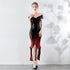 Wrapped Chest See through L Gradient Sequin Sheath Sexy Dress Wedding Cocktail Party Gift by Ragazza