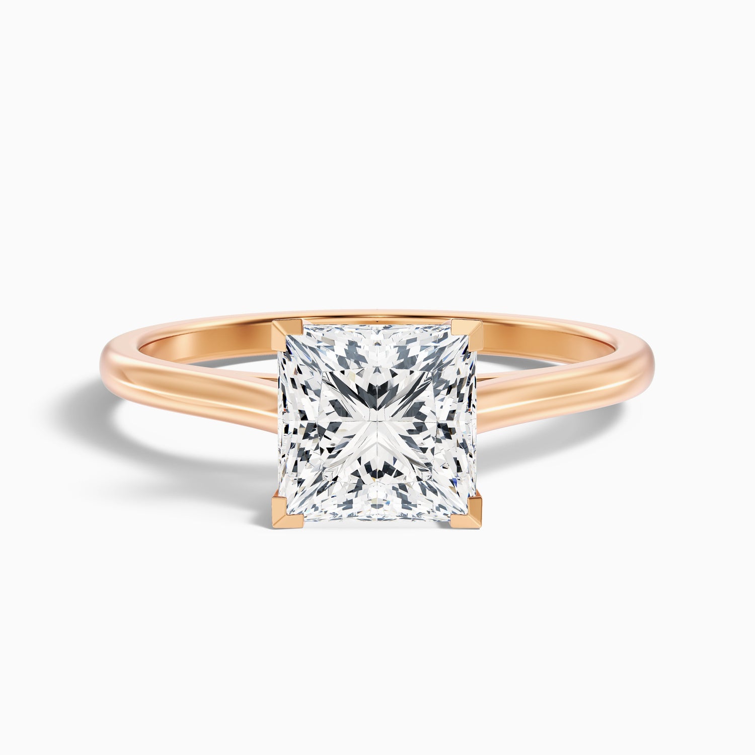 Frey 1.5 Carat Princess Cut Solitaire Lab Grown Diamond Ring in 925 Sterling Silver