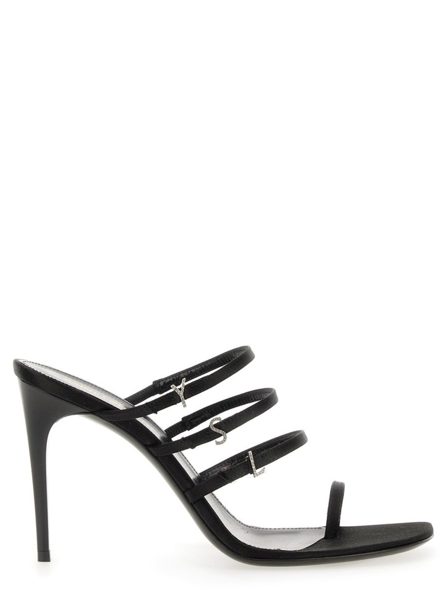 Saint Laurent Women Leather Sandal by Luosophy