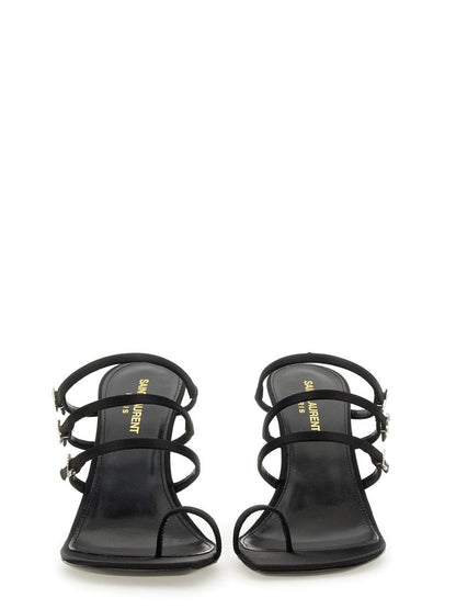 Saint Laurent Women Leather Sandal by Luosophy