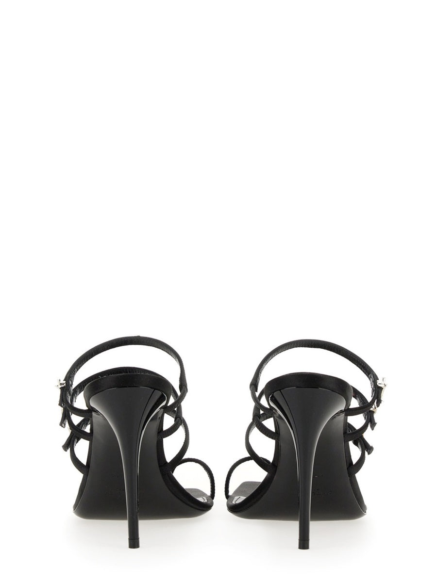 Saint Laurent Women Leather Sandal by Luosophy