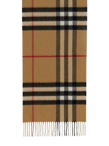 Burberry Men Cashmere Check Scarf