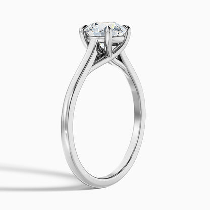 Elena 3.5 Carat Round Solitaire Lab Grown Diamond Ring in Platinum