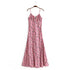 Sexy Niche Design Dress Pink Print Long Dress by Ragazza