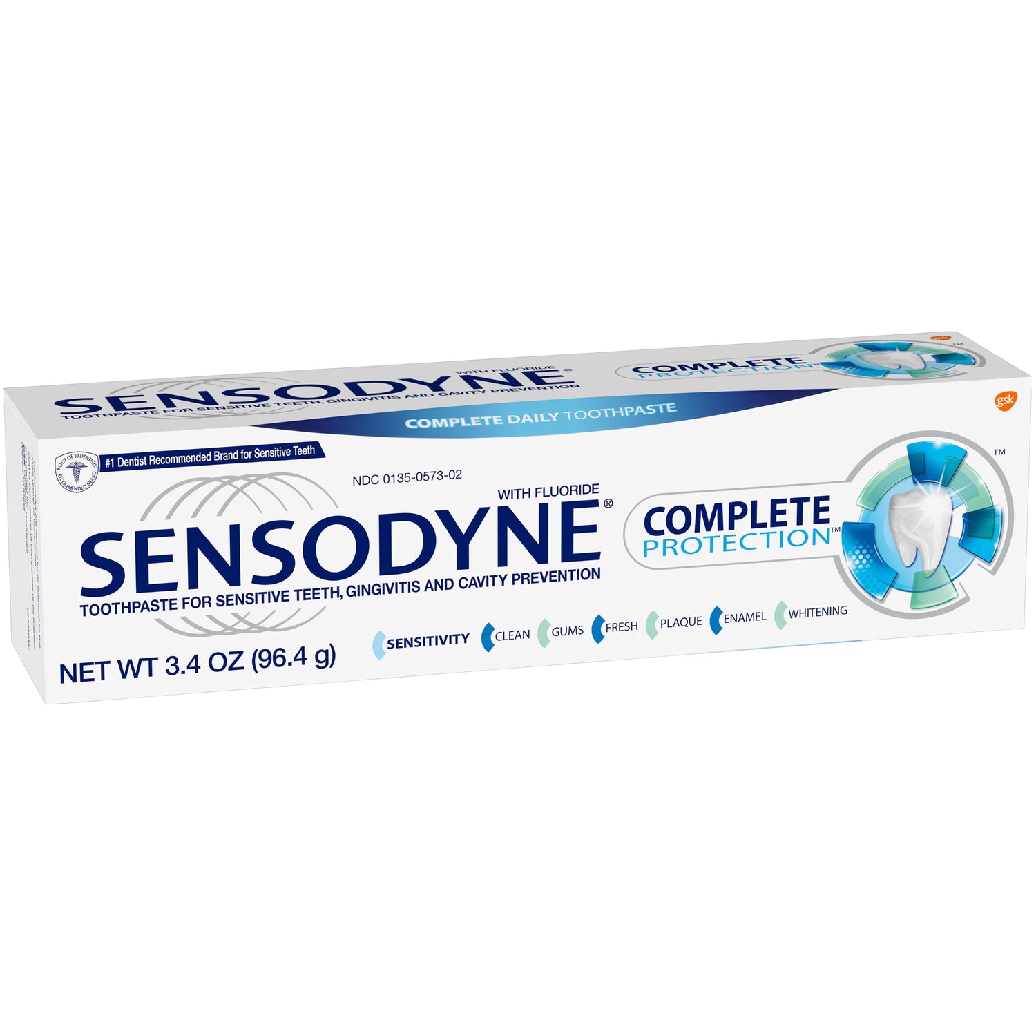 Sensodyne Complete Protection Sensitive Toothpaste Mint 3.4 Oz For Adults by Pasteur Pharmacy