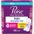 Poise Maximum Absorbency Incontinence Pads, Regular Length