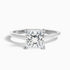 Amaya 1.5 Carat Princess Cut Solitaire Lab Grown Diamond Ring in 14k White Gold  DestGlow