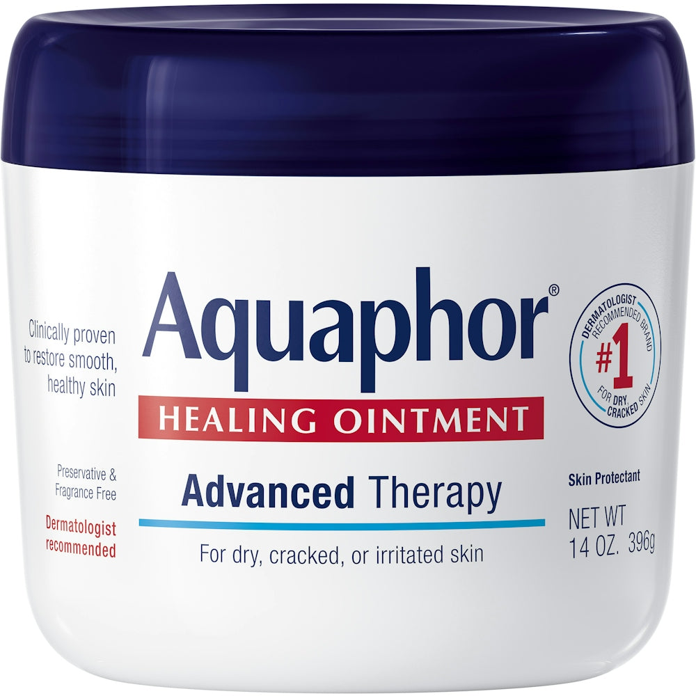 Aquaphor Healing Ointment, Advanced Therapy, For Dry, Cracked, Or Irritated Skin, 14 Ounce by Pasteur Pharmacy
