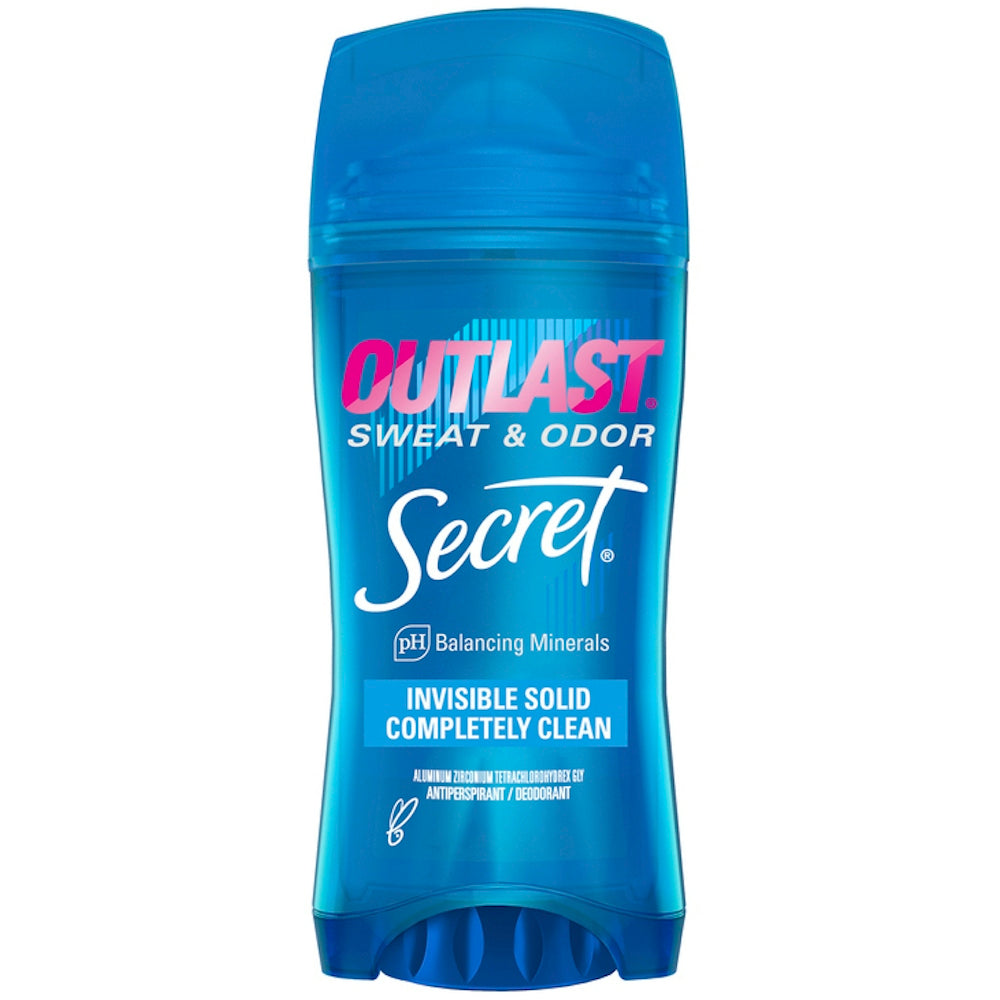 Secret Outlast Sweat &amp; Odor Invisible Solid Antiperspirant Deodorant - Completely Clean, 2.6 Oz by Pasteur Pharmacy