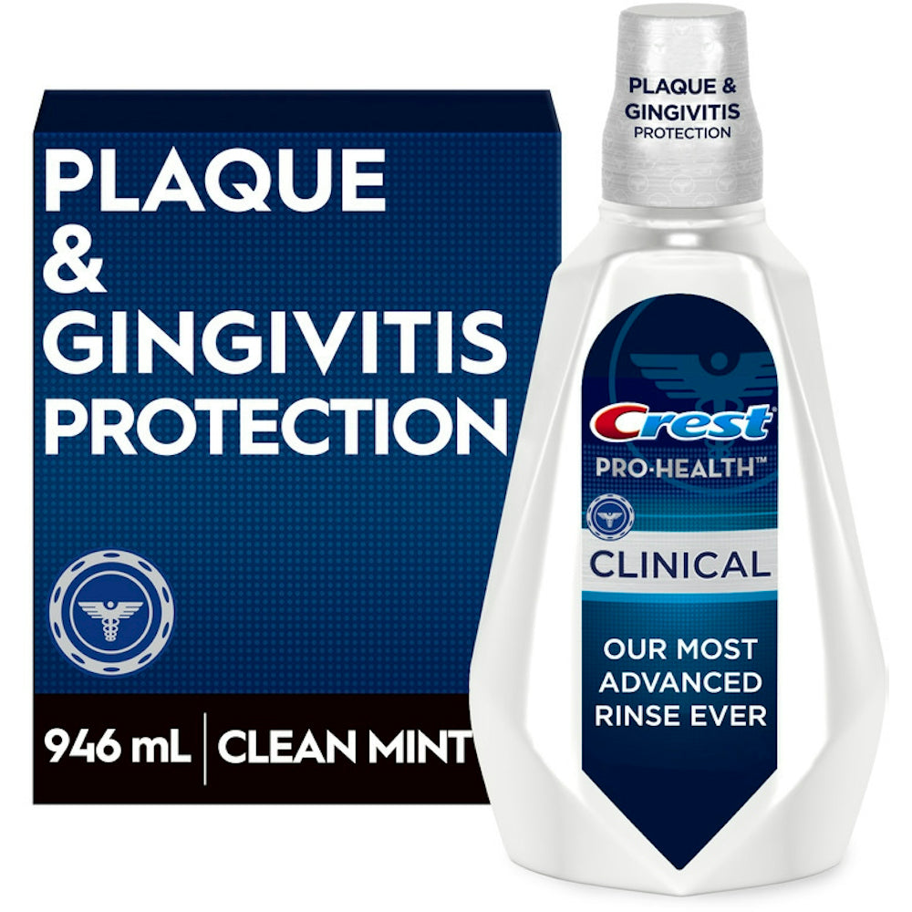 Crest Pro Health Clinical Deep Clean Mint Mouthwash - 32 Fl Oz by Pasteur Pharmacy
