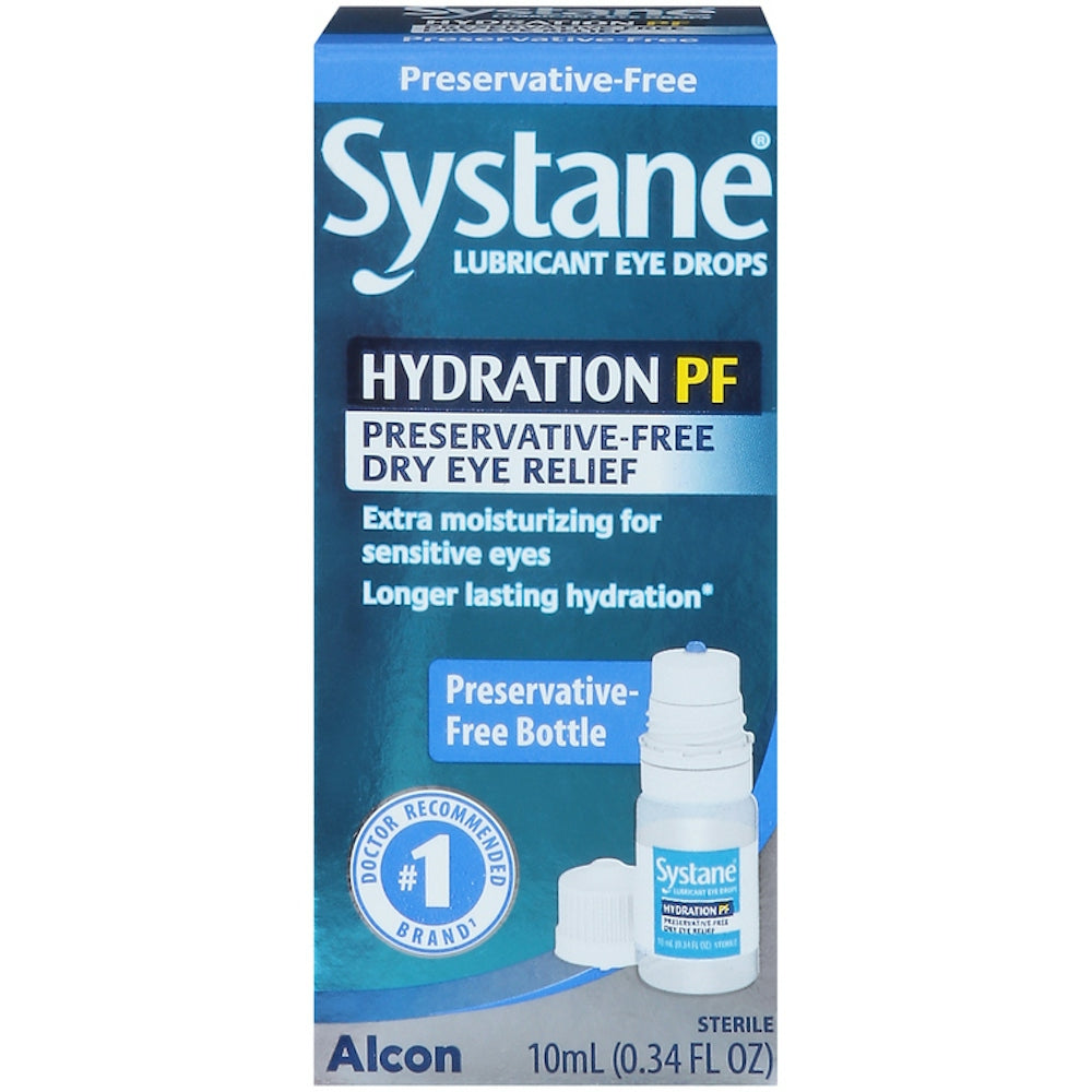 Systane Lubricant Eye Drops, Hydration PF 0.34 Fl Oz 