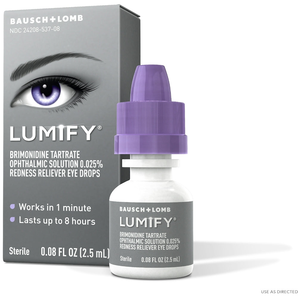 LUMIFY Redness Reliever Sterile Eye Drops – Bausch + Lomb, 0.08 fl oz by Pasteur Pharmacy
