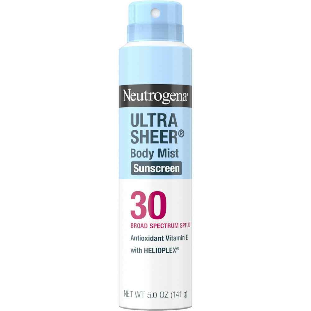 Neutrogena Ultra Sheer Body Mist Sunscreen Spray, Broad Spectrum SPF 30 5 oz